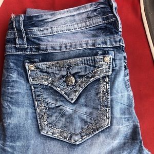 Miss me jeans.  Excellent condition.